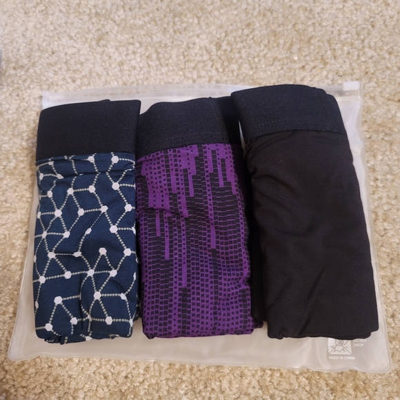 3 Pack of Briefs LINUS TECH TIPS technology geeky underwear purple green black - Picture 5 of 6